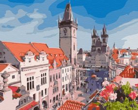 Вид на чарівну Прагу