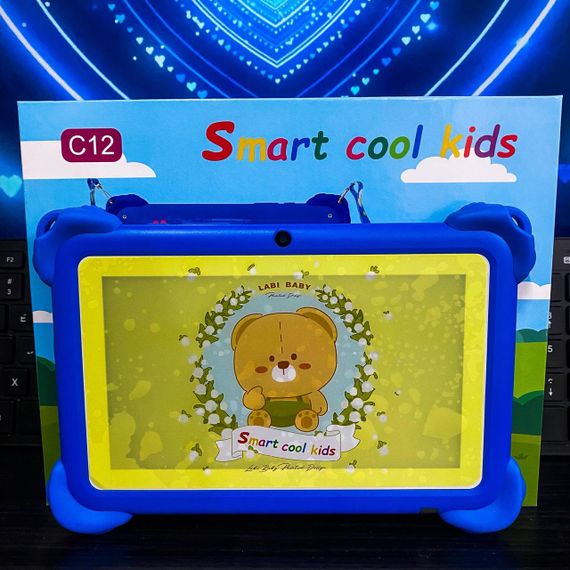 Планшет Smart Cool Kids C12 для дітей, 8 ГБ ОЗУ, 256 ГБ ПЗУ, Android, 7 дюймів синій | Зображення 3
