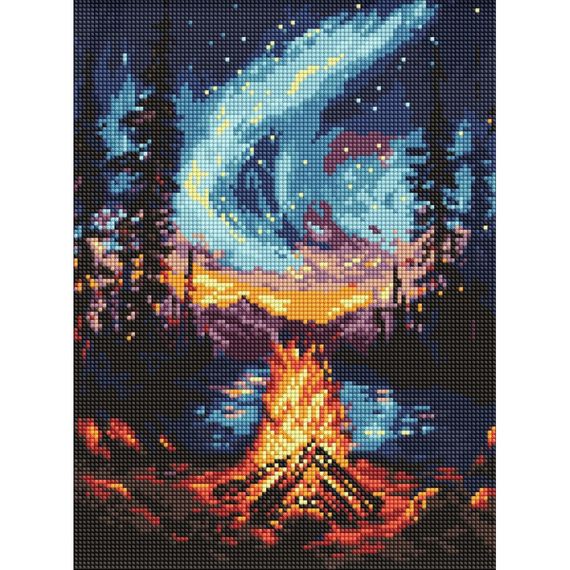 Алмазная мозаика "Северное сияние" ©art_selena_ua AMO8133, 30х40 см