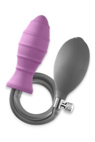 Анальна пробка NS Novelties Inya з накачуванням, рожева Sex Aura