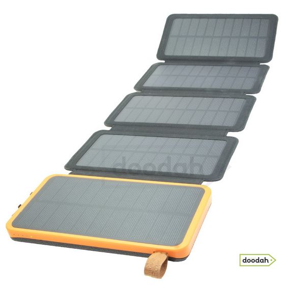 Повербанк з сонячною панеллю - CARPRIE Solar SYK-Z011-5 10000 мАг, 6Вт, Orange | Зображення 4