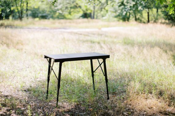 Стіл Tribe Camp Table Alu алюмінієвий чорний, Похідний стіл трайб для кемпінгу, Стіл регульований для риболовлі | Зображення 6