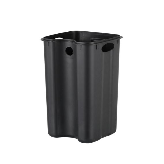 Відро для сміття з плавним закриттям квадратне ZERIX KUBIX-TC0108 SS COLOR 8л (колір нержавійка) (ZX5891) | Зображення 1