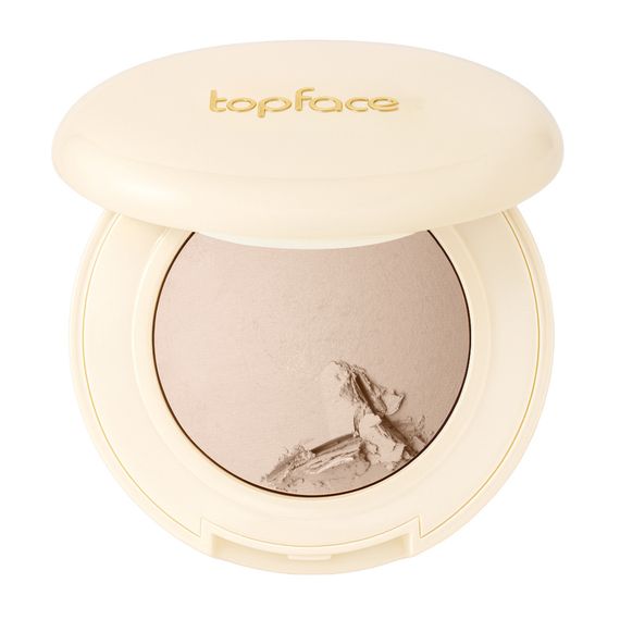 Пудра запечена TopFace ProHD Natural Glow Baked Face Powder PT704 - 002 Light Beige (10 g)