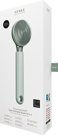 Ультразвукова щітка для всього тіла GESKE Sonic Full-Body Brush&Intensive Exfoliator 8в1 starlight, Зелений | Зображення 7