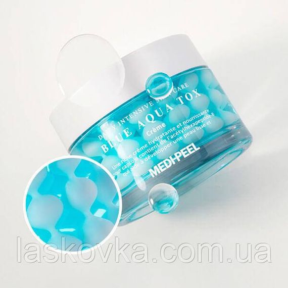 Інноваційний капсульний крем Medi-Peel H8 Power Blue Aqua Tox Cream, 50 мл | Зображення 5