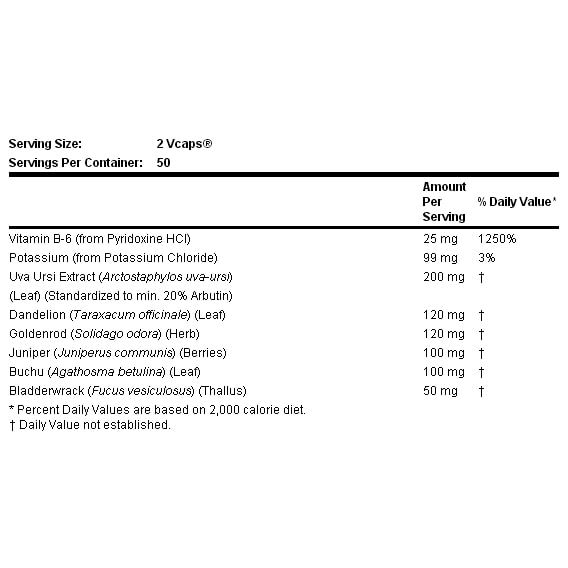 Урологический препарат NOW Foods Water Out 100 Veg Caps | Зображення 1
