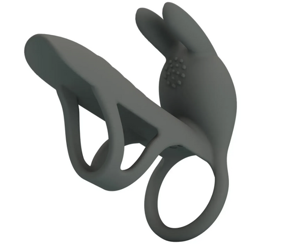 Насадка з вібрацією Pretty Love - MASTER RING GRAY, BI-210326-1 Sex Aura | Зображення 6