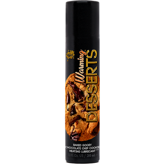 Съедобный лубрикант 4 в 1 WET Warming Desserts со вкусом печенья с шоколадной крошкой, 30 мл sexstyle