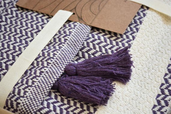 Хлопковое покрывало Moss Basile 220 x 240 см. Lila | Зображення 1