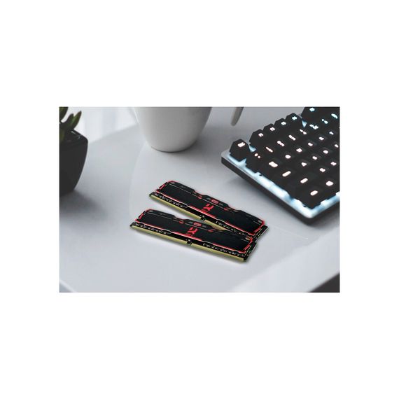 Модуль пам&#039;яті для комп&#039;ютера DDR4 32GB (2x16GB) 3200 MHz IRDM Black Goodram (IR-X3200D464L16A/32GDC) | Зображення 2