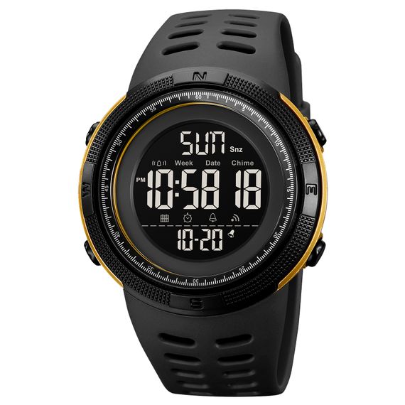 Чоловічий годинник Skmei 2070BKGD Black-Gold