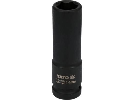 Головка торцевая ударная длинная YATO Польша 1/2" М=14 l=78 мм YT-1034