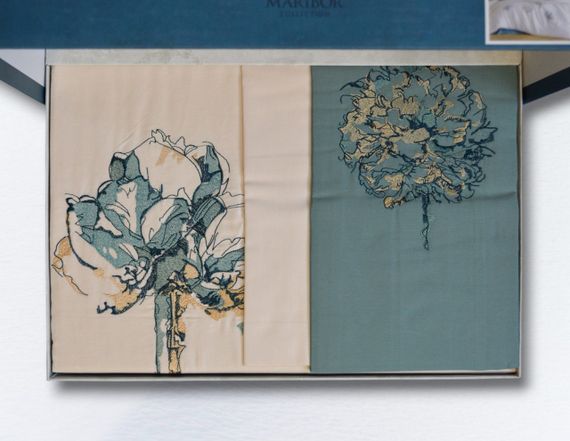 Комплект постільної білизни Maribor Exclusive Satin  200х220 см  Root Sampanya | Зображення 3