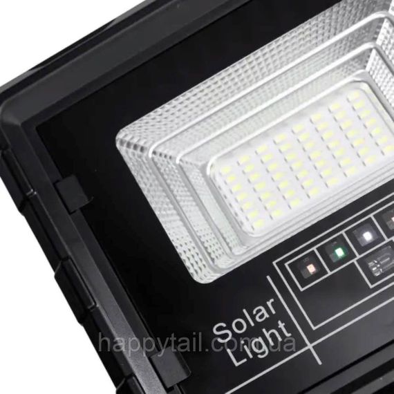Уличный LED фонарь на солнечной батарее 100 Вт 60 LED прожектор с пультом и панелью HP-5-73 | Зображення 7