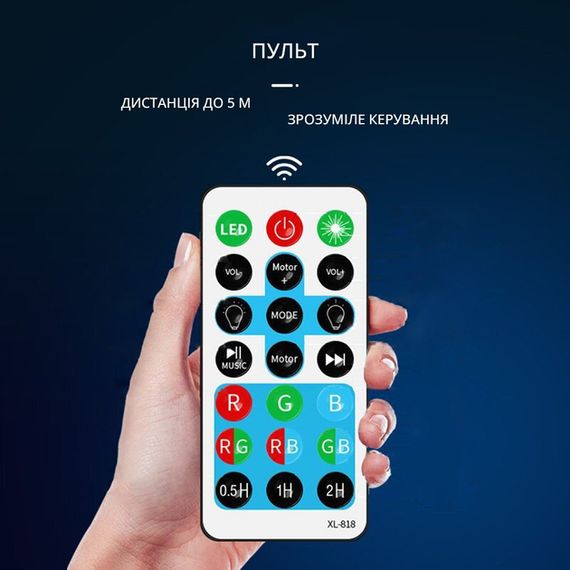 Проектор нічний Космонавт XPRO 8 режимів світіння (41069-15855_506) | Зображення 2