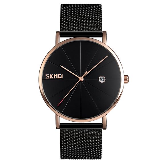 Чоловічий годинник Skmei 9183RGBK Black-Rose Gold