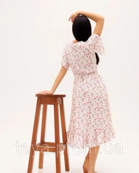 Плаття для жінок колір білий розмір L FI_001403 | Зображення 2