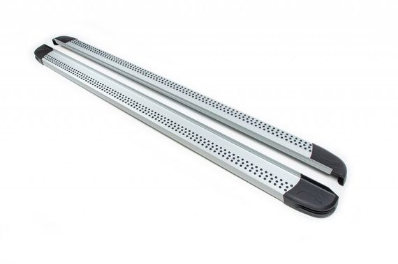 Бокові пороги Maya V2 (2 шт., алюміній) Максі база для Ford Connect 2006-2009 рр