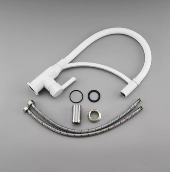 Змішувач для кухні Frap з гнучким виливом F4552-8 | Зображення 3