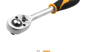 Ключ трещітка ПРОФІ з храповим механізмом 1/4" TOLSEN 15118