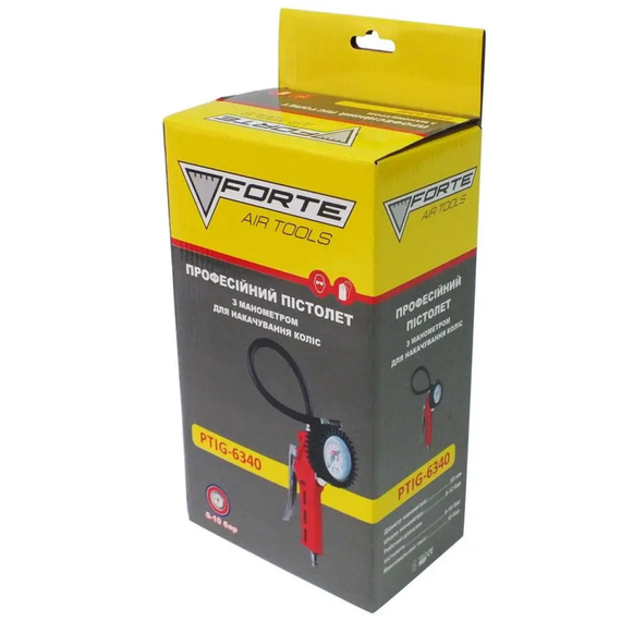 Forte PTIG-6340 Пневмопістолет (манометр) | Зображення 1