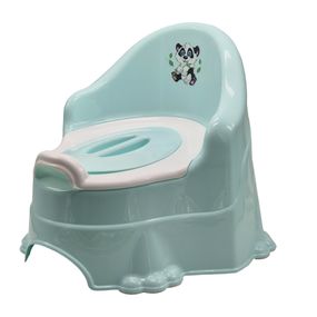 Горщик дитячий з кришкою 5156TXK(Turquiose) пластик, бірюзовий