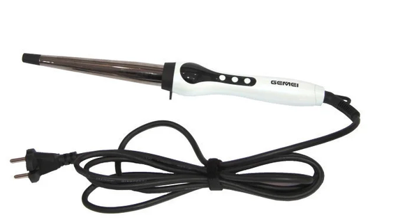 Тонка плойка Gemei Gm 403 30 W афро-кучері конусна плойка афро- локони