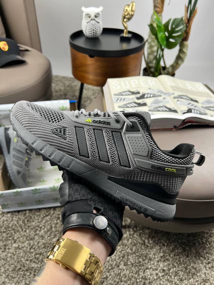 Чоловічі кросівки Climacool Grey Black весна / літо / осінь A4072 43 28 см | Зображення 5