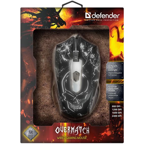 Мишка Defender Overmatch GM-069 USB Black (52069) | Зображення 4