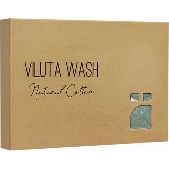 Постельное белье семейное Viluta Сатин Wash-41-S 210х143х2 см синее | Зображення 9
