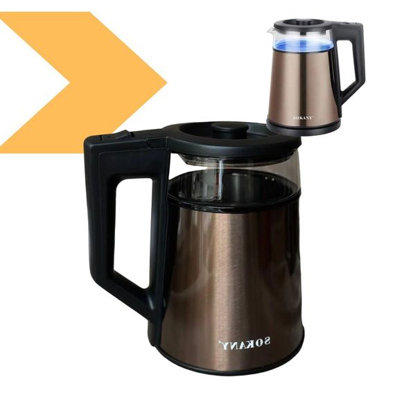 Електричний чайник зі скляною колбою та підсвіткою XPRO SK-SH-1076 (45402-SK-SH-1076,_407) | Зображення 1