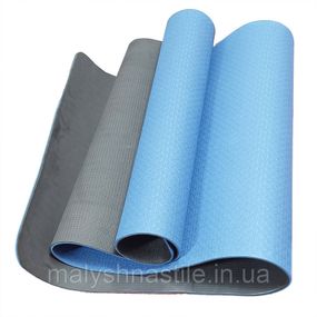 Коврик для йоги и фитнеса MS 0613-24, размер 183 х 61 см