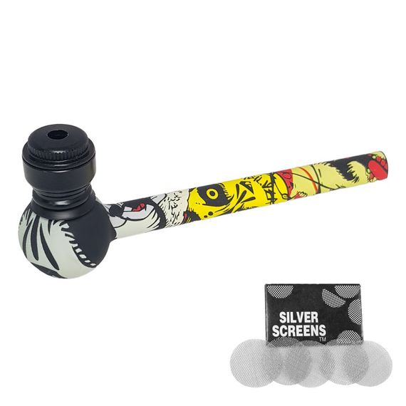Кальян Трубка Из Стекла С Принтом  "Coloured Pipe V1"
