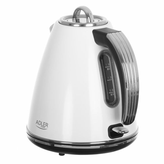 Чайник Adler Strix AD-1343 1,5 л 2200 Вт white | Зображення 1