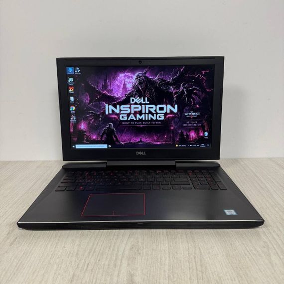 Ігровий ноутбук Б-клас Dell Inspiron Gaming 7577 / 15.6" (1920x1080) IPS / Intel Core i7-7700HQ (4 (8) ядра по 2.8 - 3.8 GHz) / 8 GB DDR4 / 256 GB SSD / nVidia GeForce GTX 1060 Max-Q, 6 GB GDDR5, 192-bit / WebCam б/в | Зображення 1