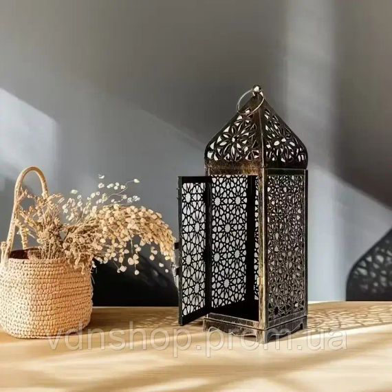 Декоративний свічник 9,5×9,5×25 см | Зображення 2