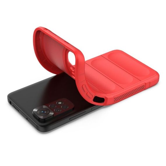 Чохол силіконовий MagCase для Xiaomi Redmi Note 11 4G / 11s колір Червоний | Зображення 4