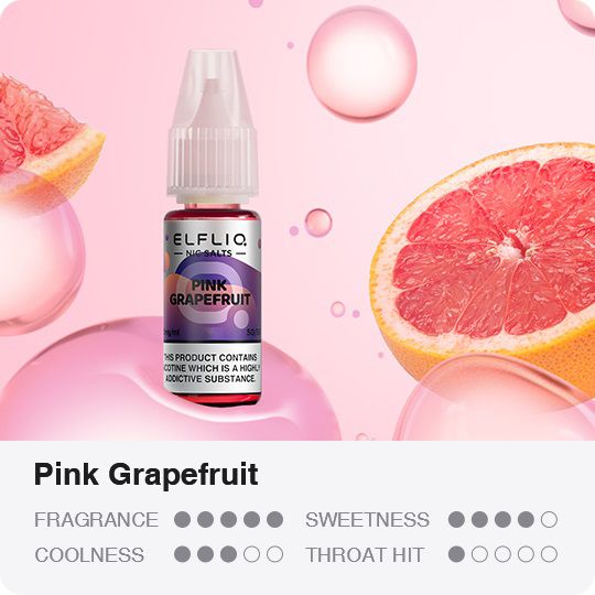 Жидкость ELFLIQ 30 мл 5%. Розовый грейпфрут (Pink Grapefruit) | Зображення 2