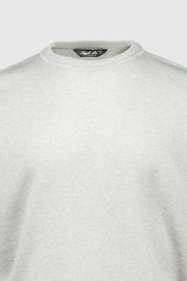 Джемпер однотонний чоловічий Akin Trico 1126 6XL Темно-сірий (2000990710161D) shop (2000990710161) | Зображення 1