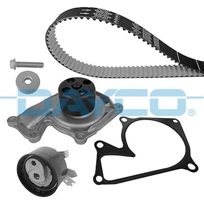 Водяний насос + комплект ГРМ MB CLA, QASHQAI, DUSTER, Dokker/Kangoo 1.5 dCi 12-DAYCO (KTBWP8860) | Зображення 1