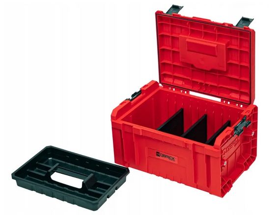 Ящик для інструментів, 18", 450x331x240, SYSTEM PRO Toolbox Red, SKRQTBPRO2CCZEPG001, QBRICK | Зображення 2