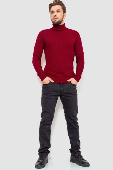 Гольф чоловічий, колір бордовий, 161R857 | Зображення 1