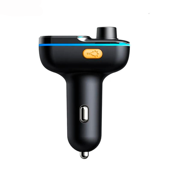 Автомобильный FM ФМ модулятор Terra С24, Bluetooth 5.0, трансмиттер, USB 3.1А, Type C | Зображення 2