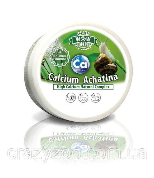 Корм для ахатин із кальцієм Wow Pets Calcium Achatina 175 г