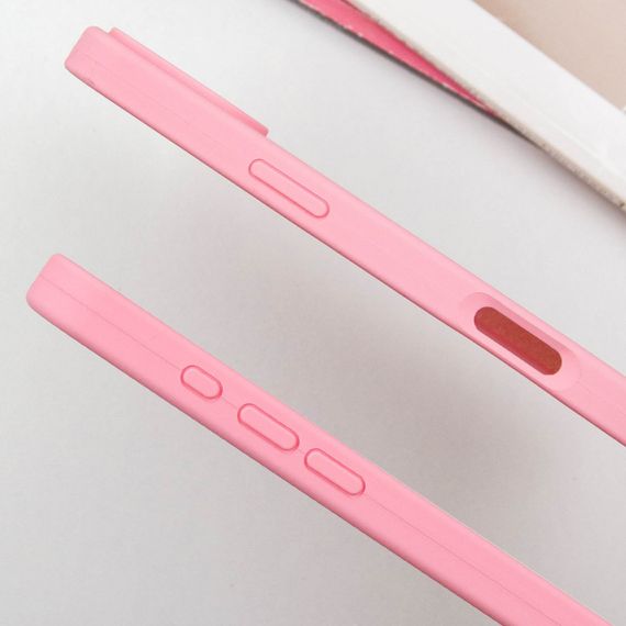 Чохол Silicone Case Full Protective (AA) для Apple iPhone 16 (6.1") Рожевий / Light pink | Зображення 3