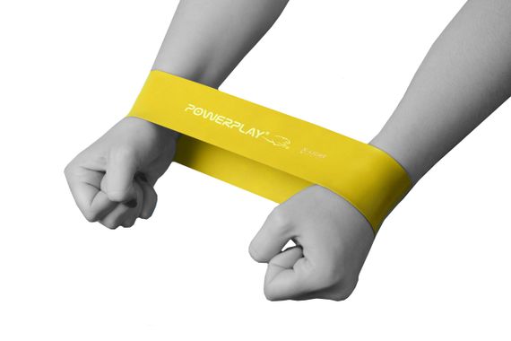 Резинки для фітнесу PowerPlay 4113 Mini Power Band Set набір із 5 шт.  (від 1 до 20 кг) | Зображення 6