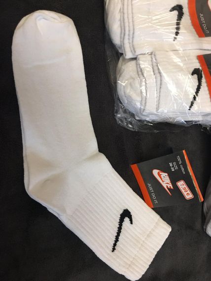🔥 Оригінальні чоловічі та жіночі шкарпетки Nike – 100% бавовна | Зображення 3