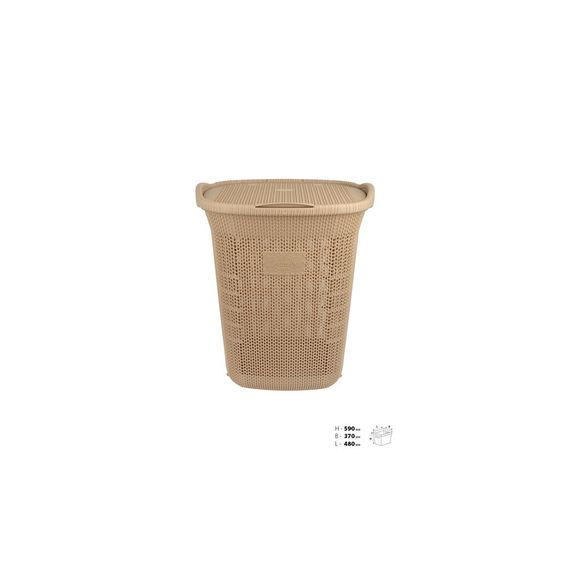 Кошик для білизни Violet House 0261 Віолетта Cappuchino 65 л (0261 Віолетта CAP 65 л) | Зображення 4