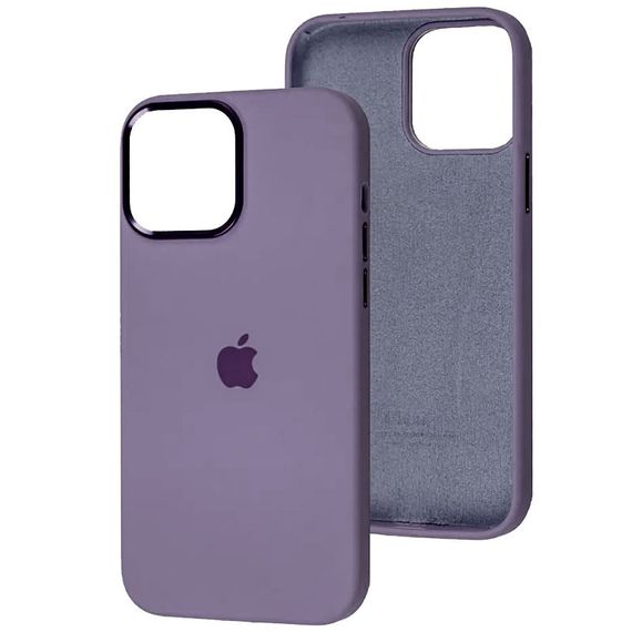 Чохол Silicone Case Metal Buttons (AA) для Apple iPhone 14 Pro (6.1")